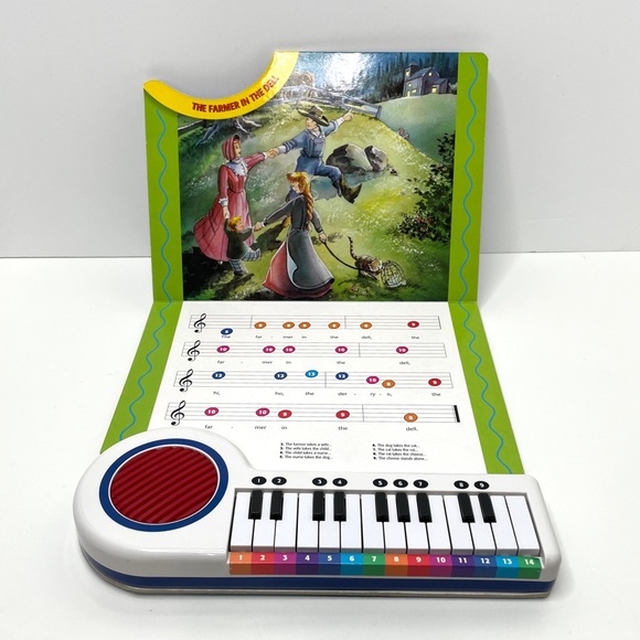 Play Me A Song! Hard Cover Book with Piano Keyboard - Picture 3 of 9